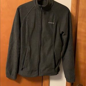 Columbia grey fleece jacket